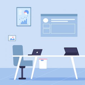 Office Workplace: graphic